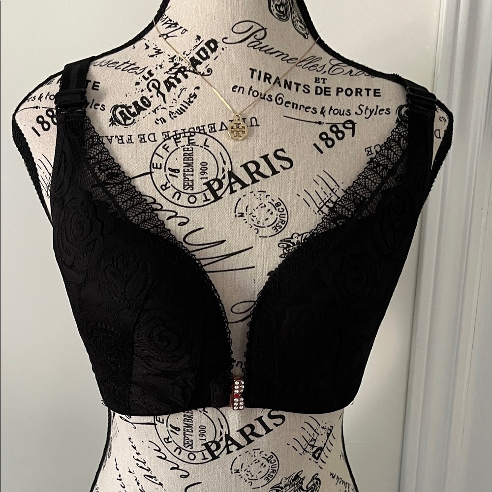 💗Elegant Black Lace Bra